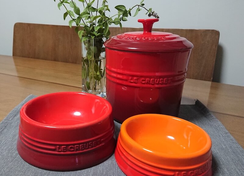 低価高評価 LE CREUSET - ル・クルーゼ ペットフードコンテナ&ドッグ