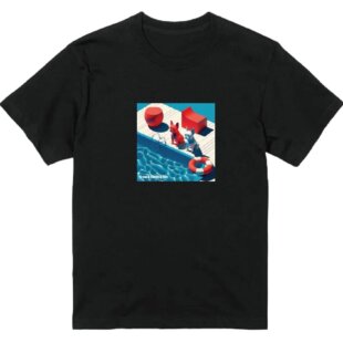 [Black]Block FB Swimmer Tshirt